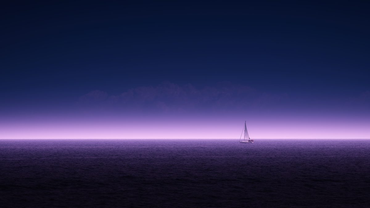 Night on a sailboat